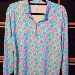 Beachtime Long Sleeve Top - 1X
